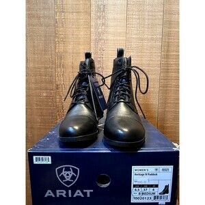 Ariat Women's Heritage IV Paddock Boots US Size 6.5 B Medium Black